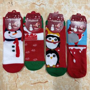 MEDIAS NAVIDEÑA PARA NIÑOS 20CM PAQ 12 ZP9608